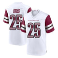 Tuec W.Commanders #25 Nick Cross Player White Game Home Stitched Jerseys