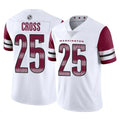 Tuec W.Commanders #25 Nick Cross Player White Limited Vapor Home Game Stitched Jerseys