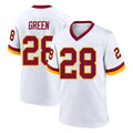 tuec W.Commanders #28 Darrell Green Player White Game Stitched Jerseys