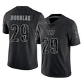Tuec W.Commanders #29 Rasul Douglas Player Black Limited Reflective Home Game Stitched Jerseys