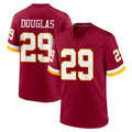 Tuec W.Commanders #29 Rasul Douglas Player Burgundy Game Home Stitched Jerseys