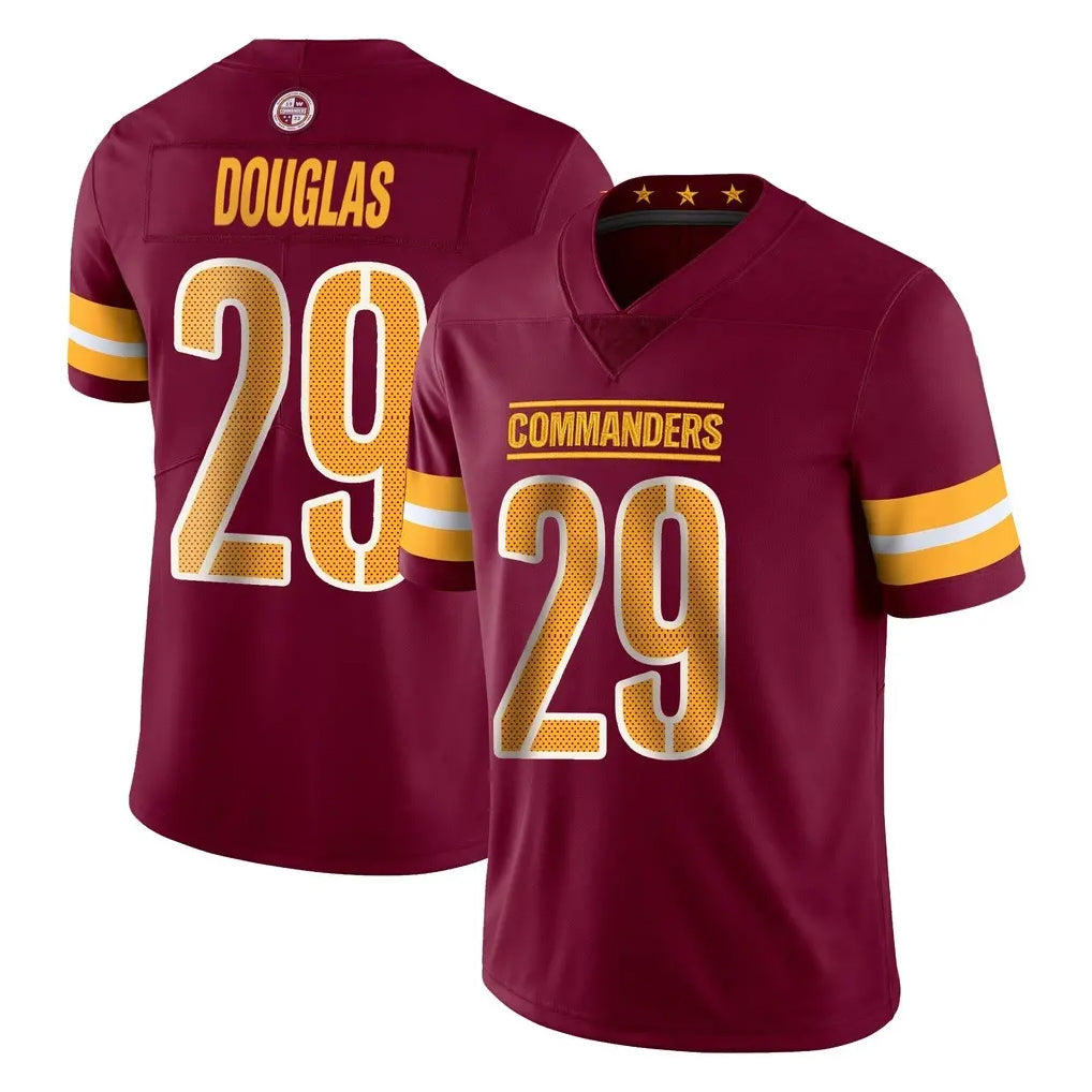 Tuec W.Commanders #29 Rasul Douglas Player Burgundy Limited Vapor Home Game Stitched Jerseys