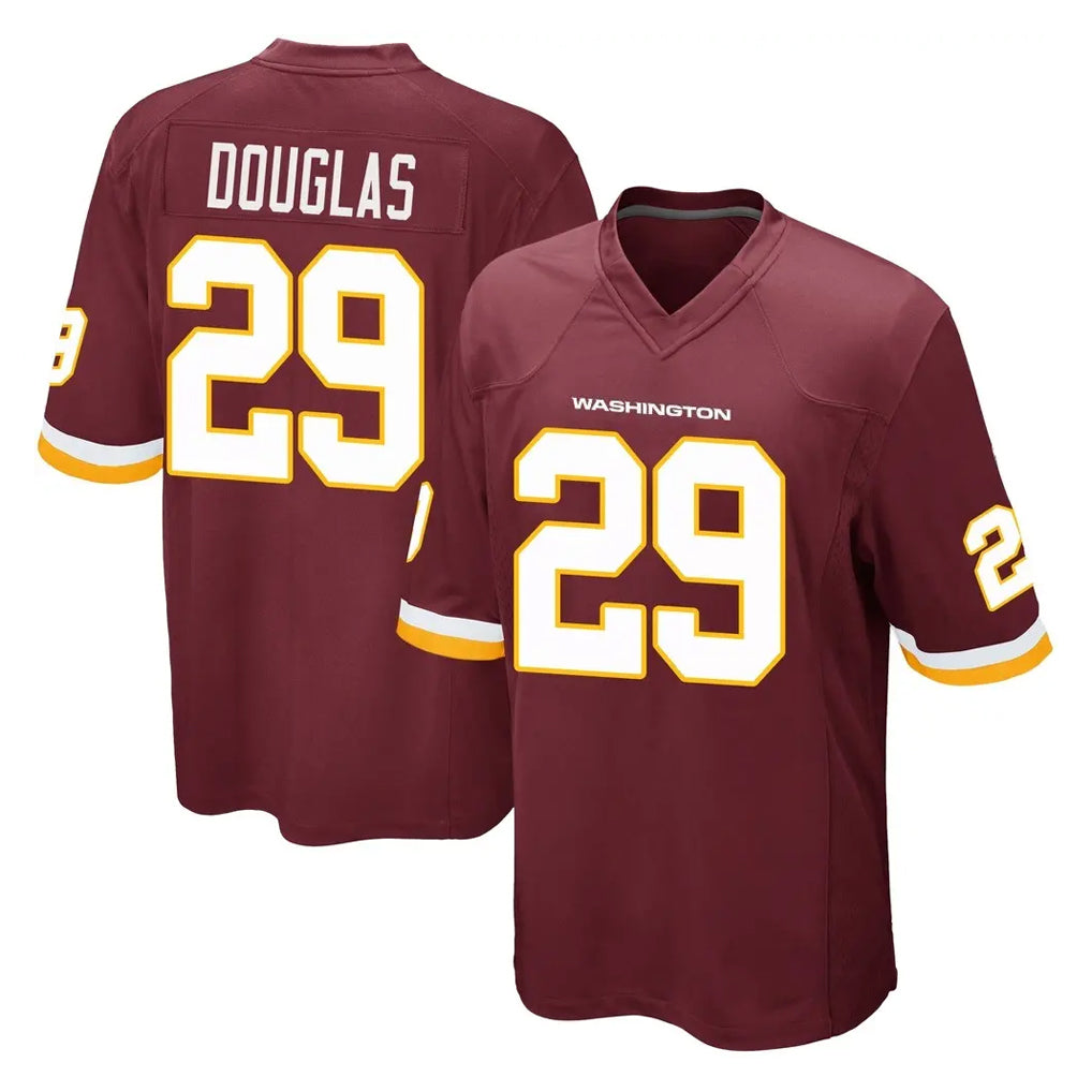 Tuec W.Commanders #29 Rasul Douglas Player Burgundy Team Color Home Game Stitched Jerseys