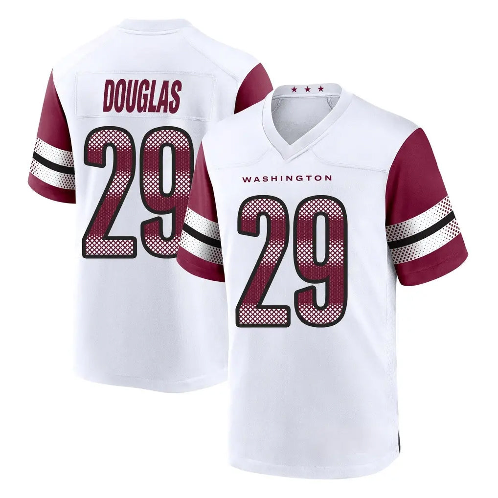 Tuec W.Commanders #29 Rasul Douglas Player White Game Home Stitched Jerseys