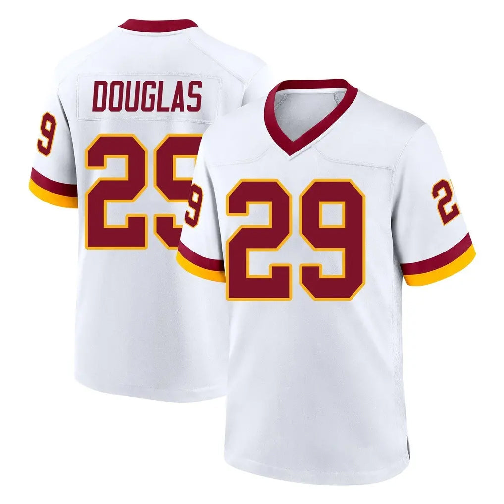 Tuec W.Commanders #29 Rasul Douglas Player White Home Game Stitched Jerseys