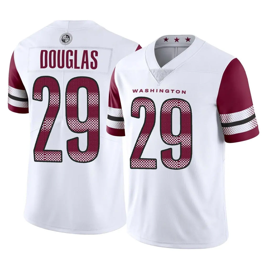 Tuec W.Commanders #29 Rasul Douglas Player White Limited Vapor Home Game Stitched Jerseys