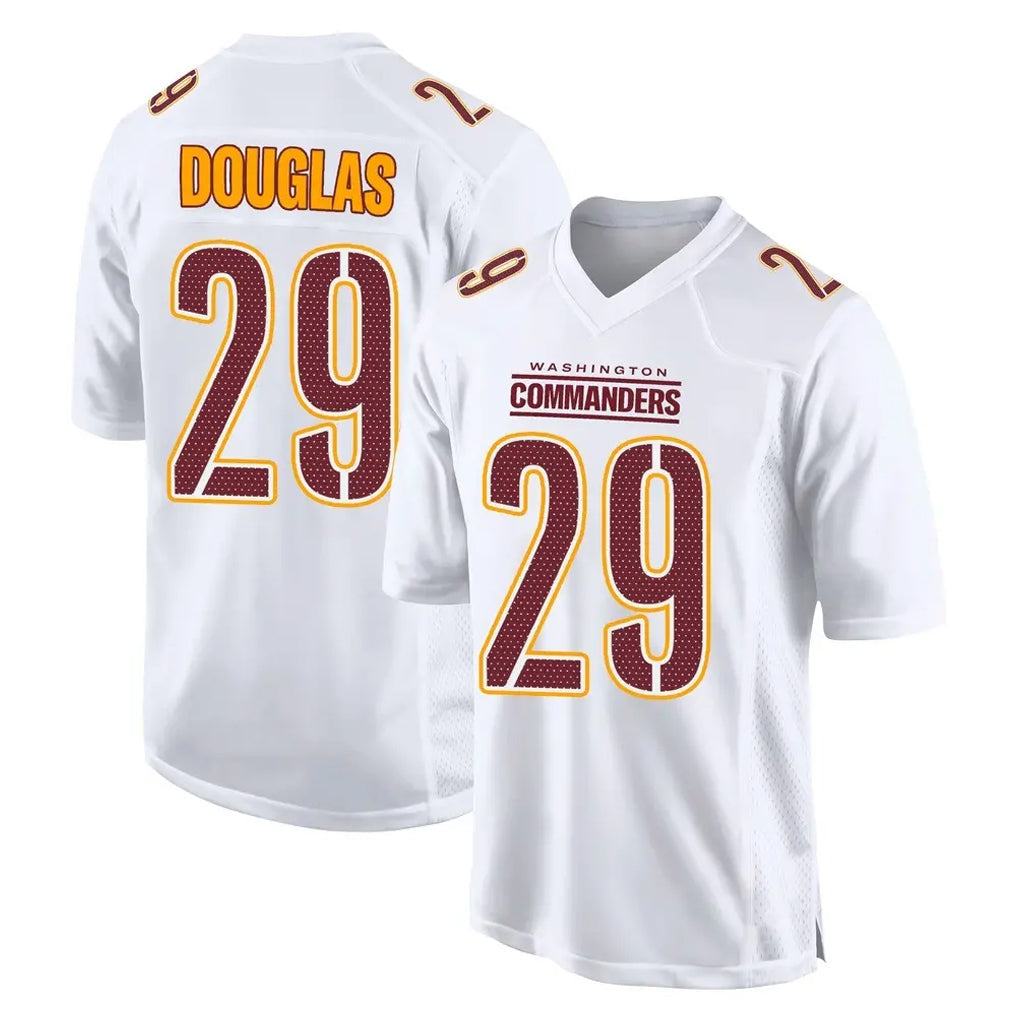 Tuec W.Commanders #29 Rasul Douglas Player White Tundra Fashion Home Game Stitched Jerseys