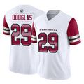 Tuec W.Commanders #29 Rasul Douglas Player White Vapor F.U.S.E. Limited Home Game Stitched Jerseys