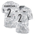 Tuec W.Commanders #2 Amik Robertson Player Arctic Camo Limited Salute To Service Home Game Stitched Jerseys