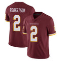 Tuec W.Commanders #2 Amik Robertson Player Burgundy Limited Team Color Vapor Untouchable Home Game Stitched Jerseys