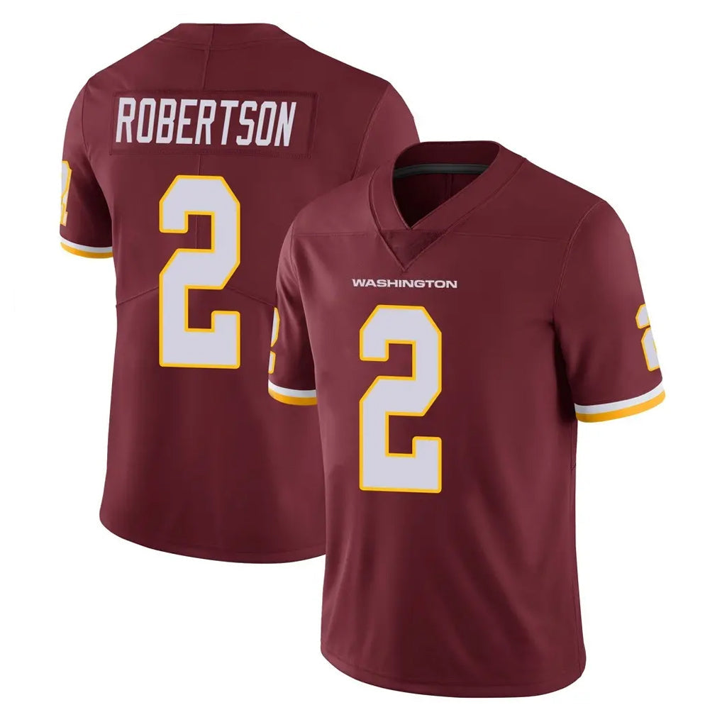 Tuec W.Commanders #2 Amik Robertson Player Burgundy Limited Team Color Vapor Untouchable Home Game Stitched Jerseys