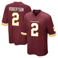 Tuec W.Commanders #2 Amik Robertson Player Burgundy Team Color Home Game Stitched Jerseys