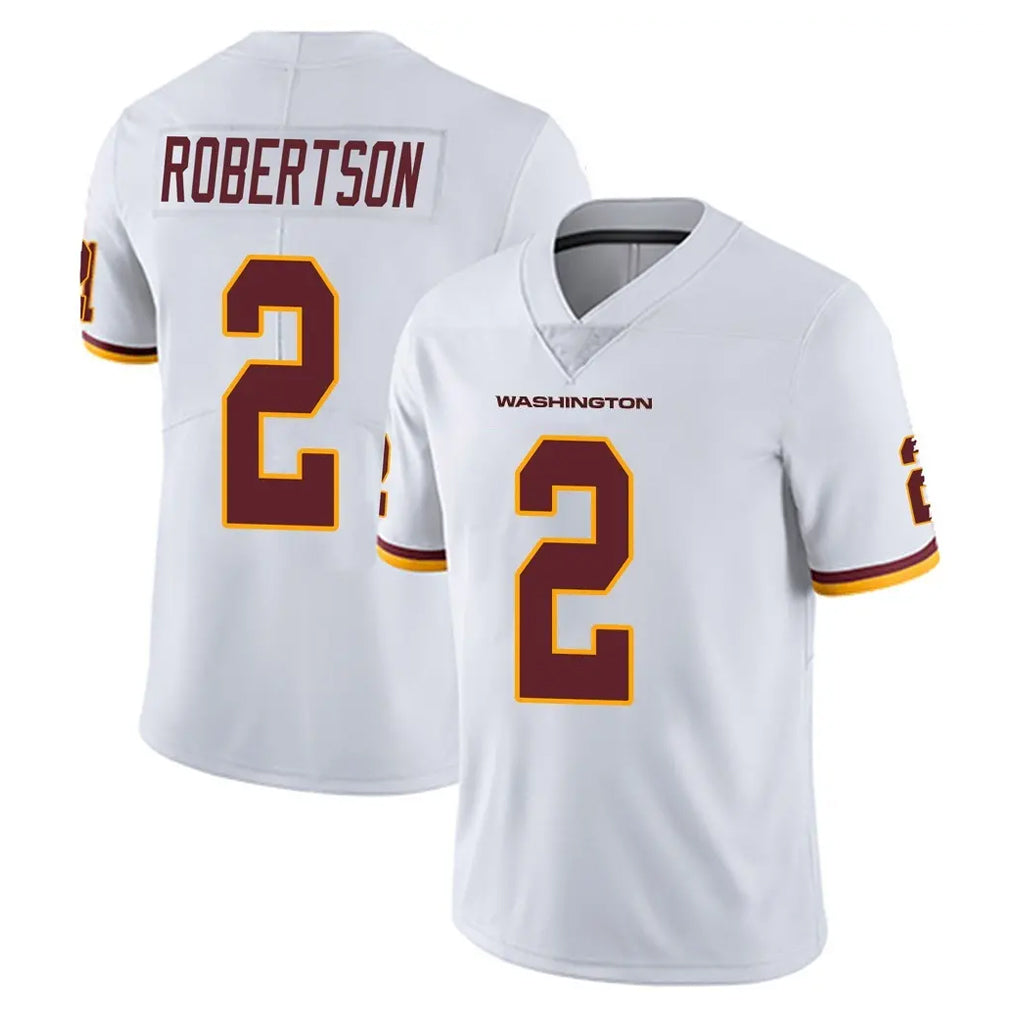 Tuec W.Commanders #2 Amik Robertson Player White Limited Vapor Untouchable Home Game Stitched Jerseys