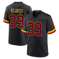 Tuec W.Commanders #39 Jeremy Reaves Player Black Limited Home Game Stitched Jerseys