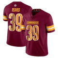 Tuec W.Commanders #39 Jeremy Reaves Player Burgundy Limited Vapor Home Game Stitched Jerseys