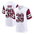 Tuec W.Commanders #39 Jeremy Reaves Player White Game Home Stitched Jerseys