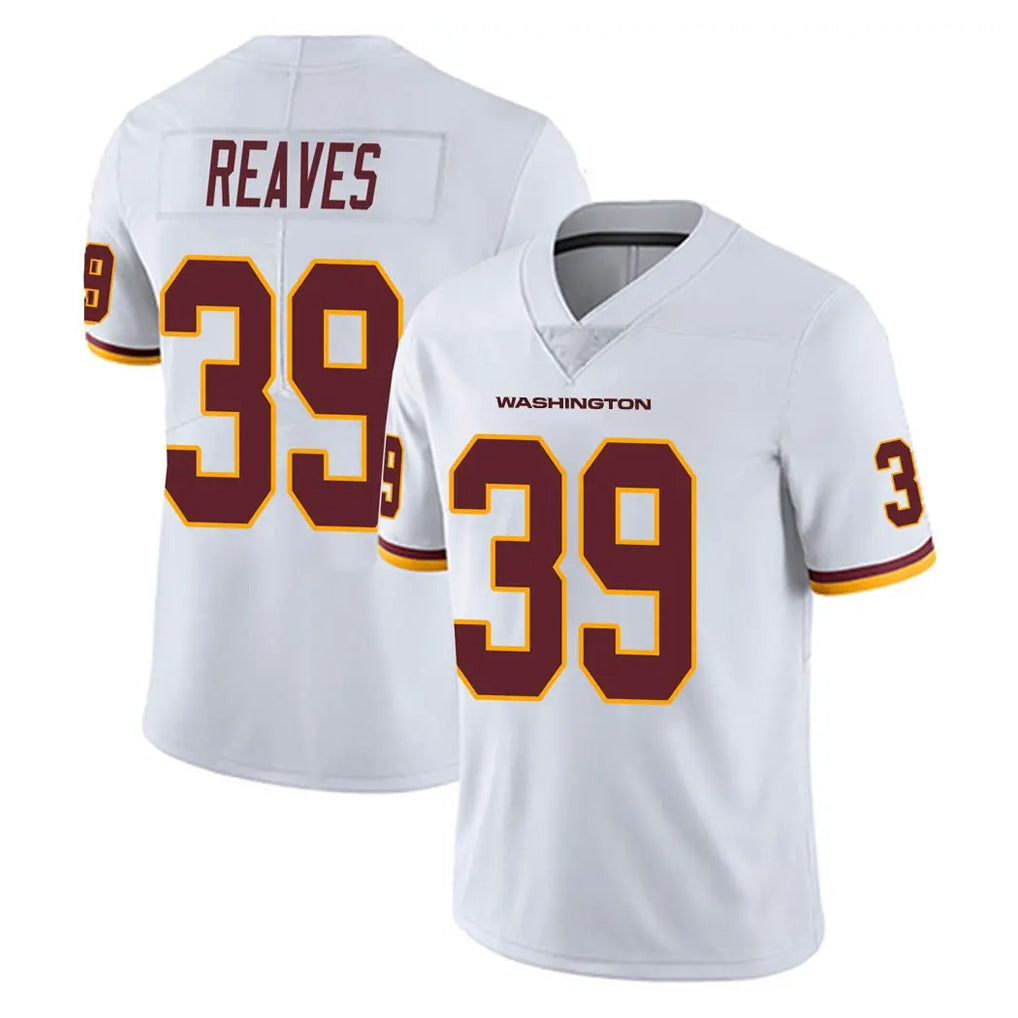 Tuec W.Commanders #39 Jeremy Reaves Player White Limited Vapor Untouchable Home Game Stitched Jerseys