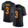 Tuec W.Commanders #3 Stefon Diggs Player Black Limited Vapor F.U.S.E. Home Game Stitched Jerseys