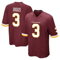 Tuec W.Commanders #3 Stefon Diggs Player Burgundy Team Color Home Game Stitched Jerseys