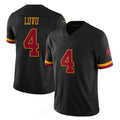 Tuec W.Commanders #4 Frankie Luvu Player Black Limited Vapor Home Game Stitched Jerseys