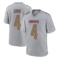Tuec W.Commanders #4 Frankie Luvu Player Gray Atmosphere Fashion Home Game Stitched Jerseys