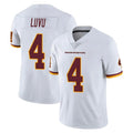 Tuec W.Commanders #4 Frankie Luvu Player White Limited Vapor Untouchable Home Game Stitched Jerseys