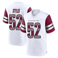 Tuec W.Commanders #52 Sonny Styles Player White Game Home Stitched Jerseys