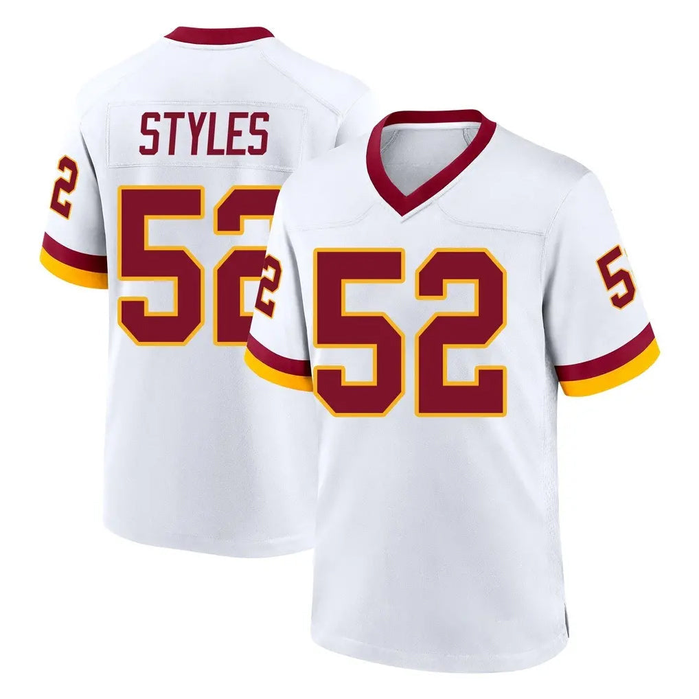 Tuec W.Commanders #52 Sonny Styles Player White Home Game Stitched Jerseys