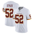 Tuec W.Commanders #52 Sonny Styles Player White Limited Vapor Untouchable Home Game Stitched Jerseys