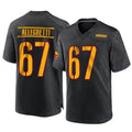 Tuec W.Commanders #67 Nick Allegretti Player Black Home Game Stitched Jerseys