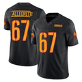 Tuec W.Commanders #67 Nick Allegretti Player Black Limited Vapor F.U.S.E. Home Game Stitched Jerseys