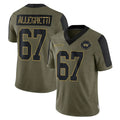 Tuec W.Commanders #67 Nick Allegretti Player Olive Salute To Service Limited Game Stitched Jerseys