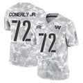 Tuec W.Commanders #72 Josh Conerly Jr. Player Arctic Camo Limited Salute To Service Home Game Stitched Jerseys