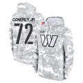 Tuec W.Commanders #72 Josh Conerly Jr. Player Arctic Camo Limited Salute to Service Pullover Hoodies Game Stitched Jerseys