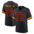 Tuec W.Commanders #72 Josh Conerly Jr. Player Black Limited Home Game Stitched Jerseys