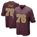Tuec W.Commanders #76 Sam Cosmi Player Burgundy Alternate Home Game Stitched Jerseys