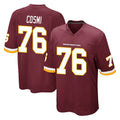 Tuec W.Commanders #76 Sam Cosmi Player Burgundy Team Color Home Game Stitched Jerseys