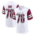 Tuec W.Commanders #76 Sam Cosmi Player White Game Home Stitched Jerseys