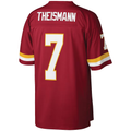 Tuec W.Commanders #7 Joe Theismann Mitchell & Ness Burgundy Legacy Replica Stitched Puhic Jersey