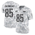 Tuec W.Commanders #85 Chig Okonkwo Player Arctic Camo Limited Salute To Service Home Game Stitched Jerseys