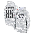 Tuec W.Commanders #85 Chig Okonkwo Player Arctic Camo Limited Salute to Service Pullover Hoodies Game Stitched Jerseys