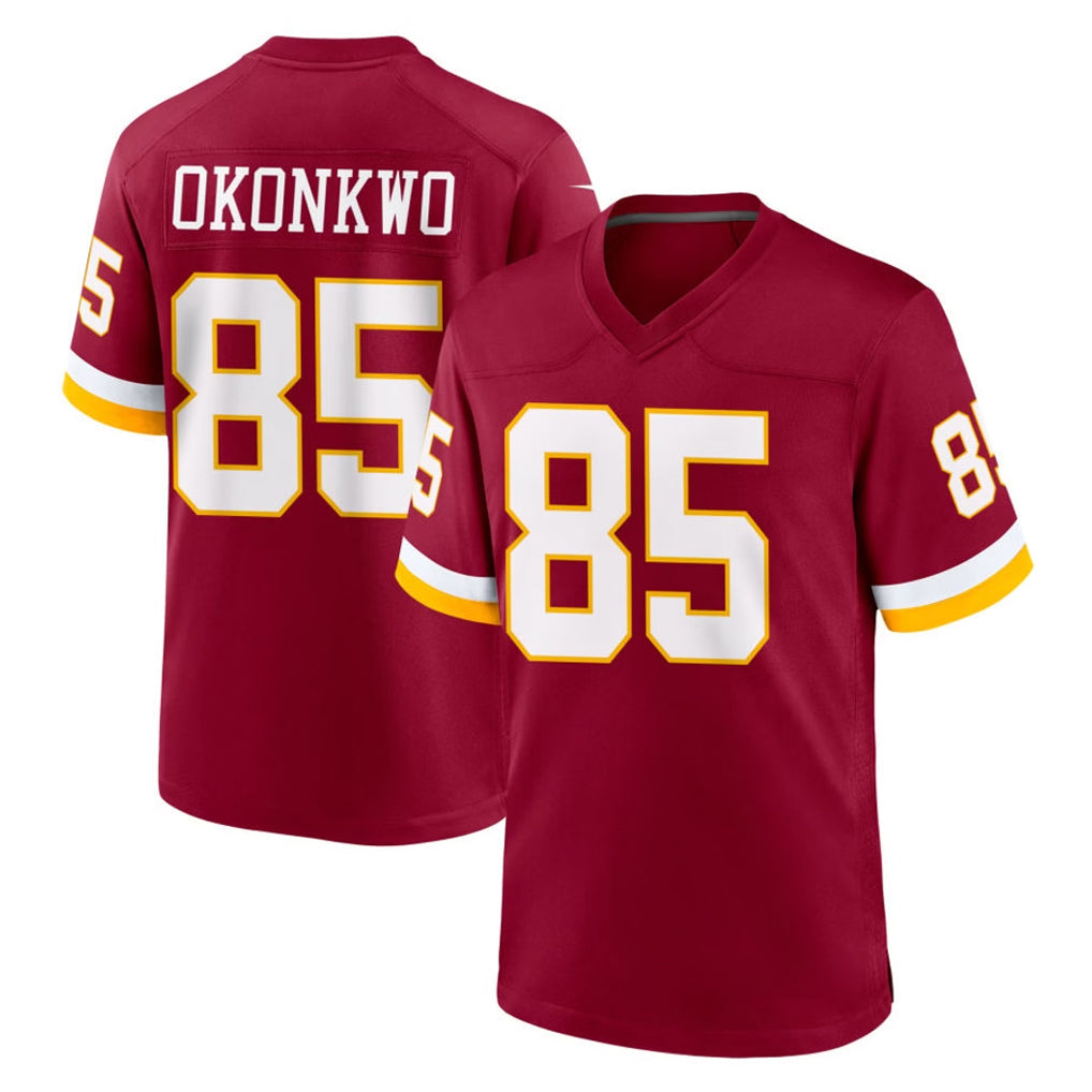 Tuec W.Commanders #85 Chig Okonkwo Player Burgundy Game Home Stitched Jerseys