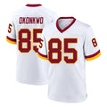 Tuec W.Commanders #85 Chig Okonkwo Player White Home Game Stitched Jerseys