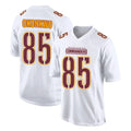Tuec W.Commanders #85 Chig Okonkwo Player White Tundra Fashion Home Game Stitched Jerseys