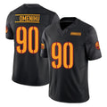 Tuec W.Commanders #90 Charles Omenihu Player Black Limited Vapor F.U.S.E. Home Game Stitched Jerseys