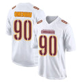 Tuec W.Commanders #90 Charles Omenihu Player White Tundra Fashion Home Game Stitched Jerseys