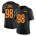 Tuec W.Commanders #98 Odafe Oweh Player Black Limited Vapor F.U.S.E. Home Game Stitched Jerseys