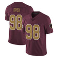 Tuec W.Commanders #98 Odafe Oweh Player Burgundy Alternate Vapor Untouchable Home Game Stitched Jerseys