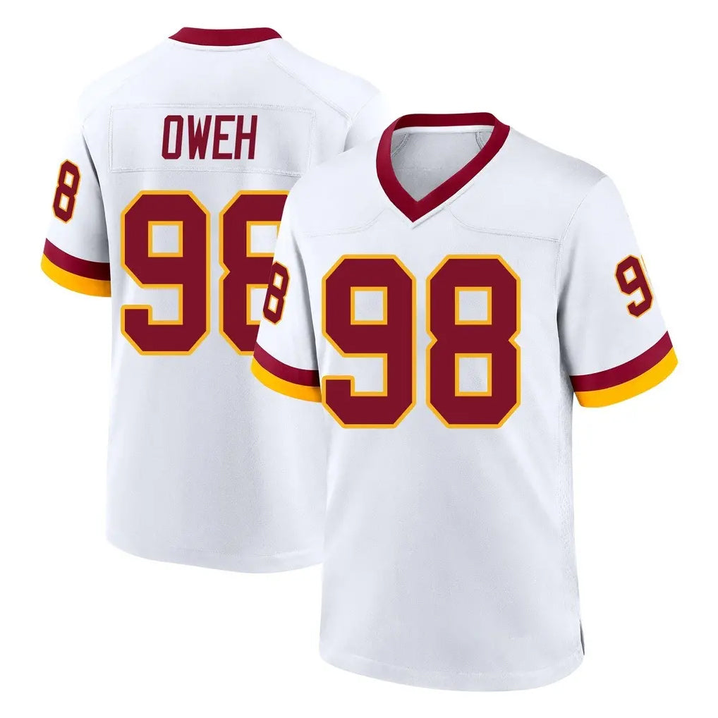 Tuec W.Commanders #98 Odafe Oweh Player White Home Game Stitched Jerseys