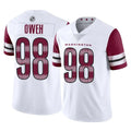 Tuec W.Commanders #98 Odafe Oweh Player White Limited Vapor Home Game Stitched Jerseys